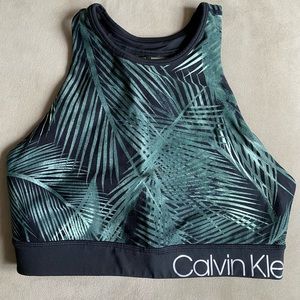 Calvin Klein Performance tropical sports bra